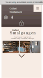 Mobile Screenshot of gallerismalgangen.no